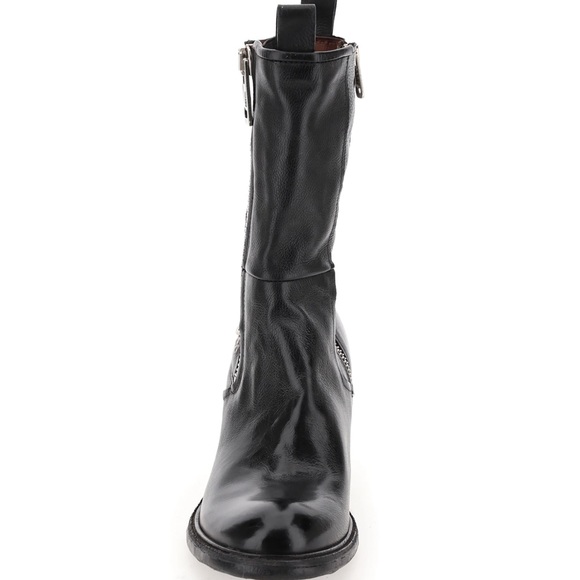 A.S.98 Italian Leather Booties black/Nero size 37 NIB - Picture 3 of 10